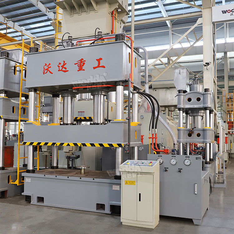 315噸四柱拉伸液壓(yā)機帶下頂缸