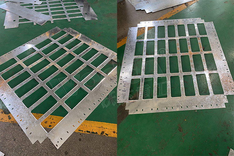 不(bu)鏽鋼LED屏幕背(bei)闆沖壓件